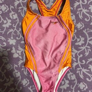Girls Size 8 One Piece Swimsuit